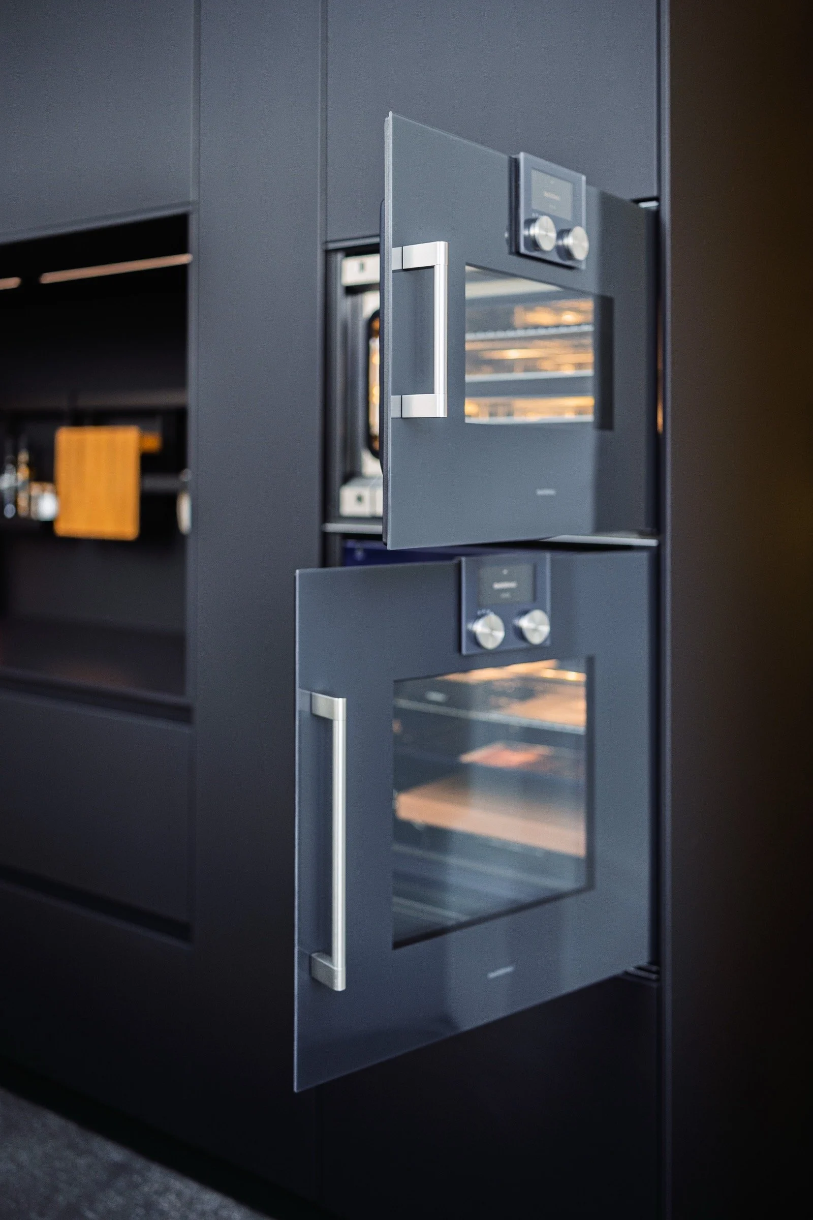 Musterküche Allmilmö Opaco matt schwarz – Bild 11