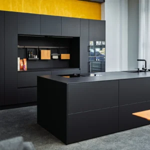 Musterküche Allmilmö Opaco matt schwarz