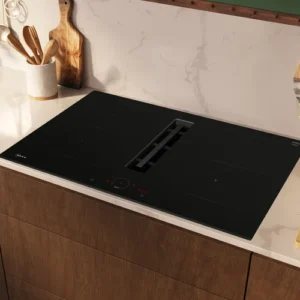 NEFF Induktionskochfeld mit integriertem Kochfeldabzug, 80 cm, rahmenlos